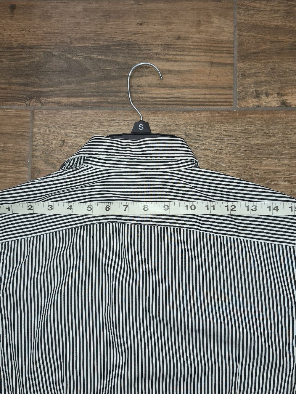 Polo by Ralph Lauren Black & White Vertical Stripe Button-Up Shirt - Picture 9 of 10